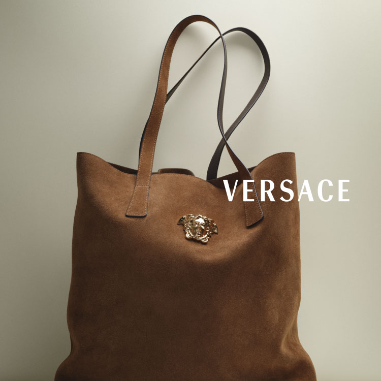 クリスタル ラ メドゥーサ グレカ ネックレス（ネックレス）｜VERSACE