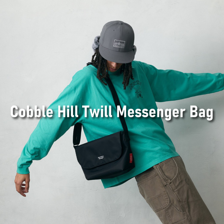 Manhattan Portagei}nb^|[e[Wj̃Vbvj[XuFW2025V yCobble Hill Twill Messenger Bagzv
