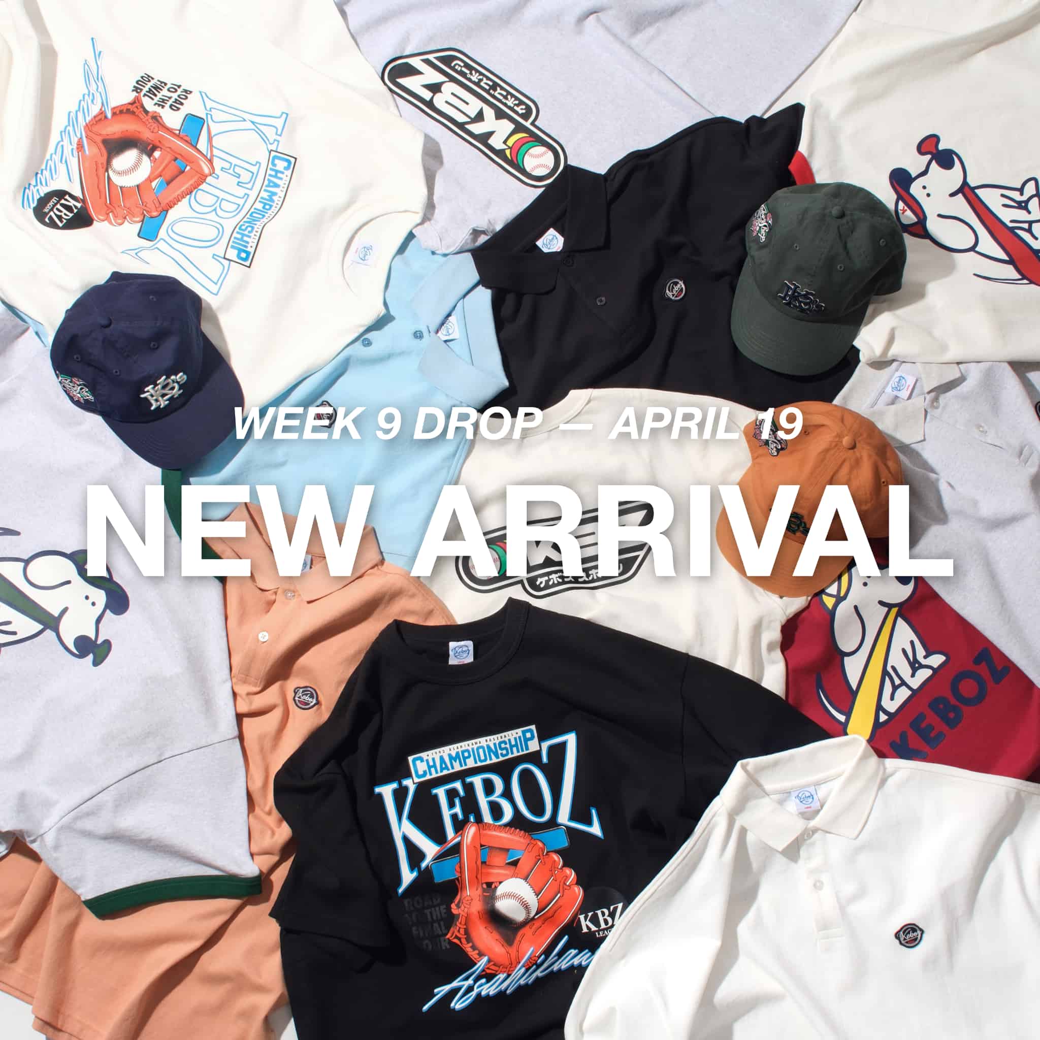 KEBOZ|ケボズのトピックス「【4/6 NEW ITEMS RELEASE】2025 S/S KEBOZ|ケボズのトピックス「【4/6 NEW ITEMS RELEASE】2025 S/S