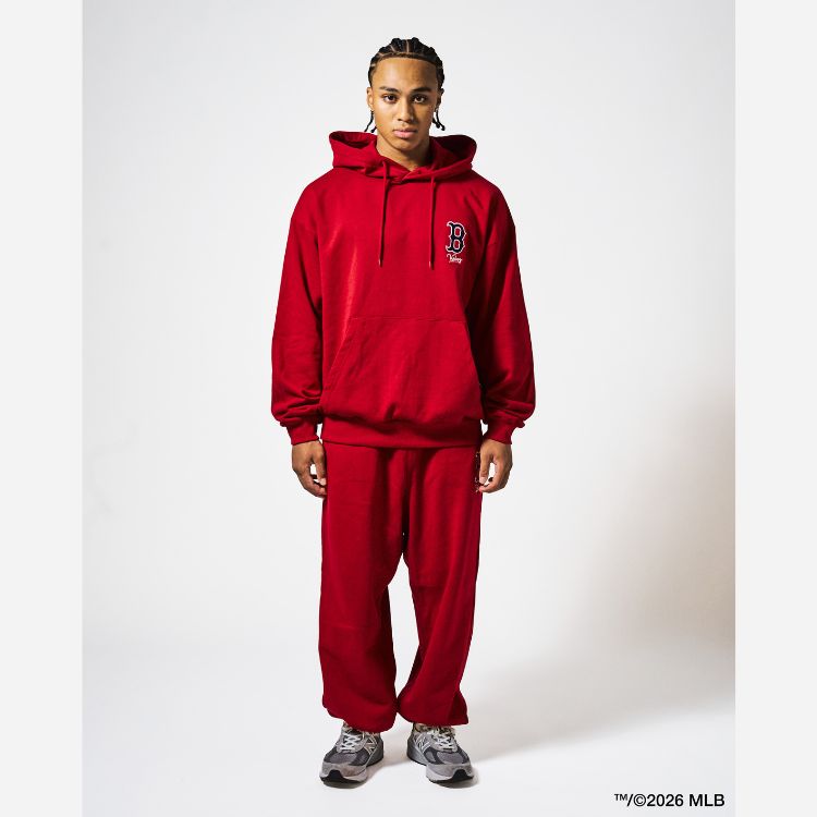 KEBOZ�i�P�{�Y�j�̃V���b�v�j���[�X�uKEBOZ × MLB BOSTON RED SOX LOGO SWEAT HOODIE�v