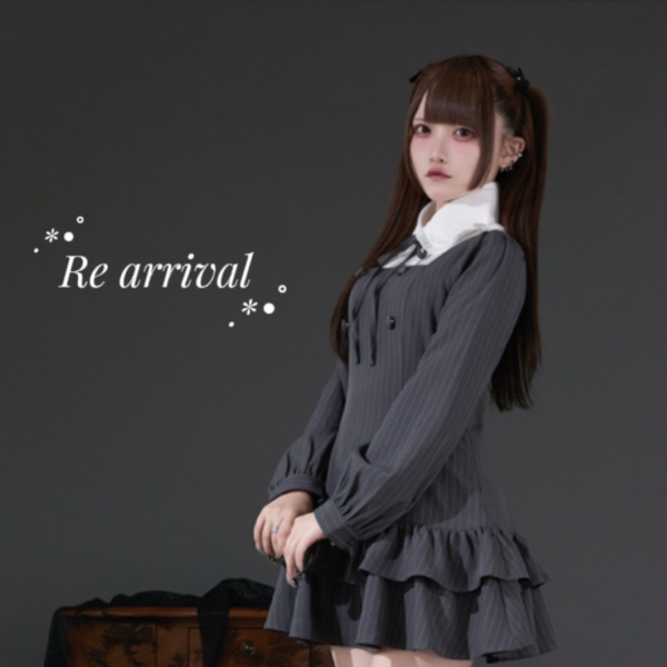 ♡Pal elfy クラシカルシャツレイヤードワンピース♡ Pal elfy ワンピース クラシカルシャツレイヤードワンピース