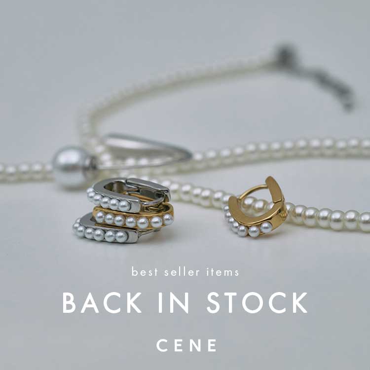 CENE�i�Z�l�j�̃V���b�v�j���[�X�u�yCENE�zBACK IN STOCK�v