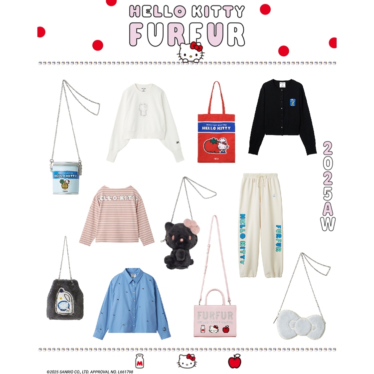 FURFUR�i�t�@�[�t�@�[�j�̃V���b�v�j���[�X�uFURFUR×HELLO KITTY�v
