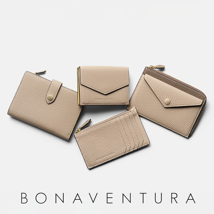 スモール ウォレット シュリンクレザー（財布）｜BONAVENTURA（ボナ