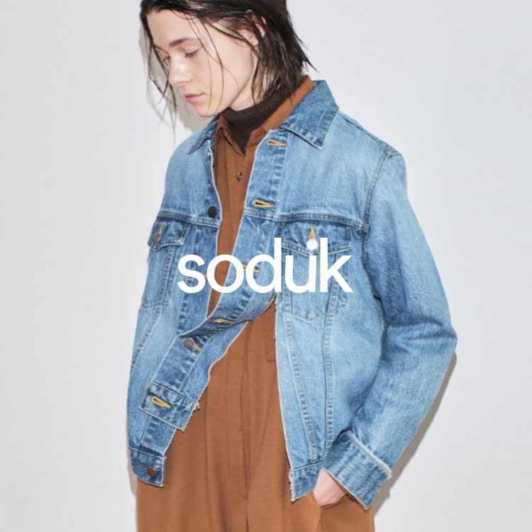 セール】slit cut denim jacket（デニムジャケット）｜soduk（スドーク