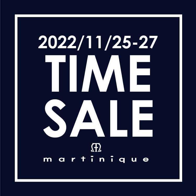 martinique｜マルティニークのトピックス「TIME SALE開催中！」 - ZOZOTOWN