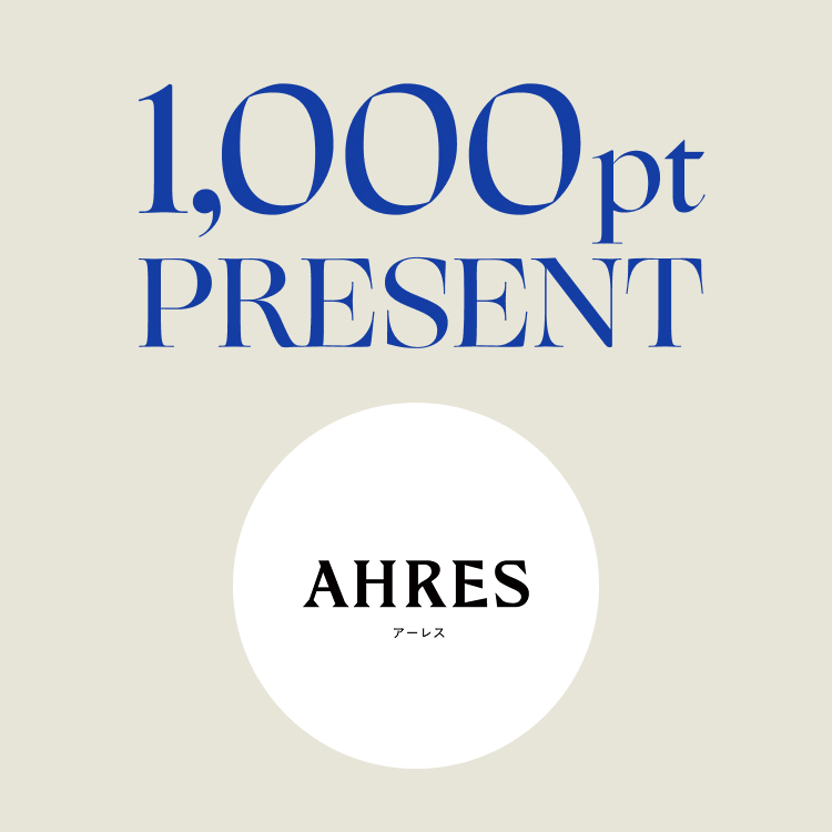 AHRES｜アーレスのトピックス「AHRESで特別ポイントプレゼント