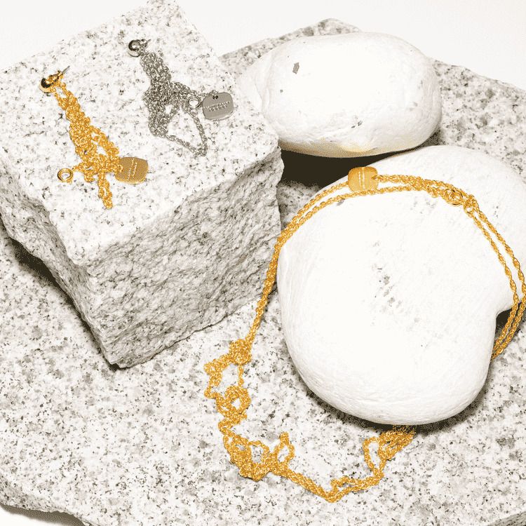 Messy necklace / 絡まりっぱなしネックレス（ネックレス）｜beautiful