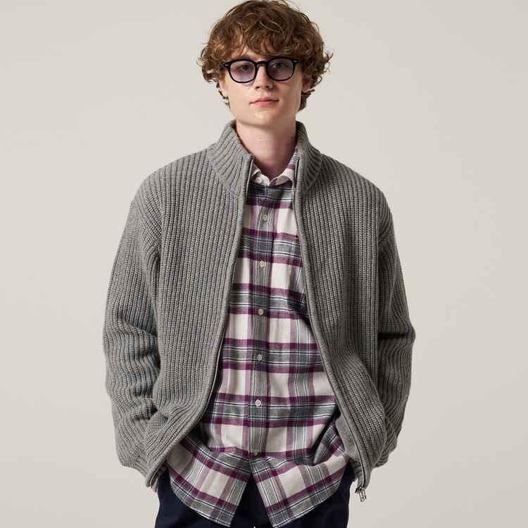 セール】オンブレチェック 長袖シャツ（シャツ/ブラウス）｜Eddie