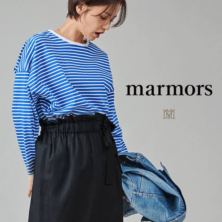 marmors】border long t-shirt（Tシャツ/カットソー）｜marmors ...