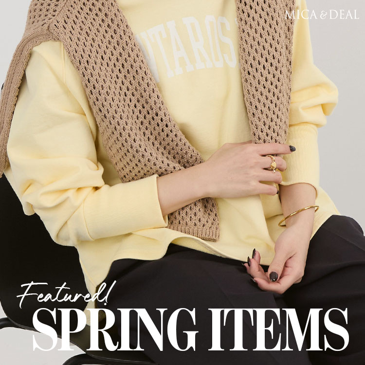 MICA��DEAL�i�}�C�J�A���h�f�B�[���j�̃V���b�v�j���[�X�u���������t�C���ɁB���ڂ̏t�A�C�e���v