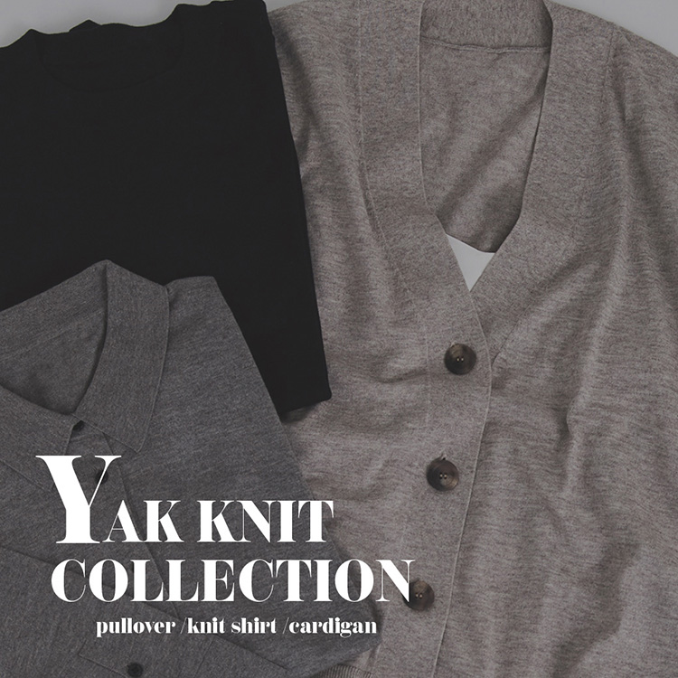 MICA��DEAL�i�}�C�J�A���h�f�B�[���j�̃V���b�v�j���[�X�u���G�������߂́wYAK knit collection�x�v