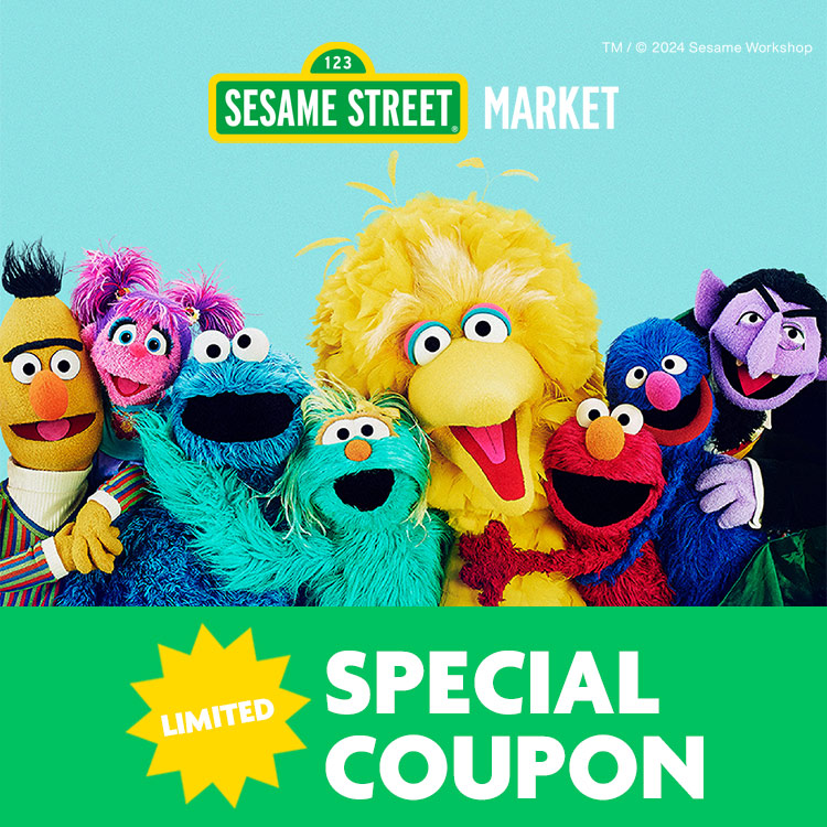 SESAME STREET MARKET�i�Z�T�~�X�g���[�g�}�[�P�b�g�j�̃V���b�v�j���[�X�u�y�{������z��500 OFF�N�[�|���v���[���g���I�v