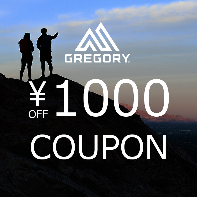 GREGORY STORE�i�O���S���[�X�g�A�j�̃V���b�v�j���[�X�u�yGREGORY STORE�z�{������ 1,000�~�I�t�N�[�|�����s���I �v