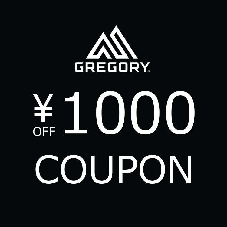 GREGORY STORE�i�O���S���[�X�g�A�j�̃V���b�v�j���[�X�u�yGREGORY STORE�z�{������ 1,000�~�I�t�N�[�|�����s���I �v