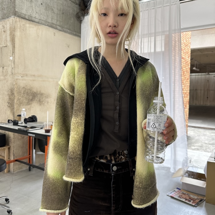 PERVERZE ニットファージャケット PERVERZE : ニットファージャケット