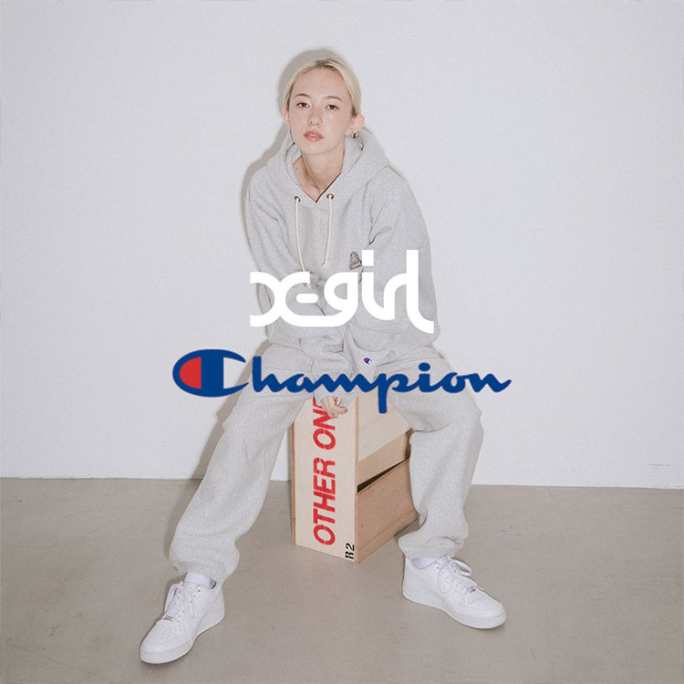 X Girl エックスガールのトピックス X Girl Champion コラボアイテム発売 Zozotown X Girl エックスガールのトピックス X Girl Champion コラボアイテム発売 Zozotown
