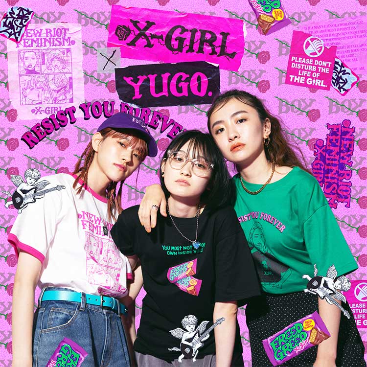 X Girl Yugo Sticker ステッカー テープ X Girl エックスガール のファッション通販 Zozotown