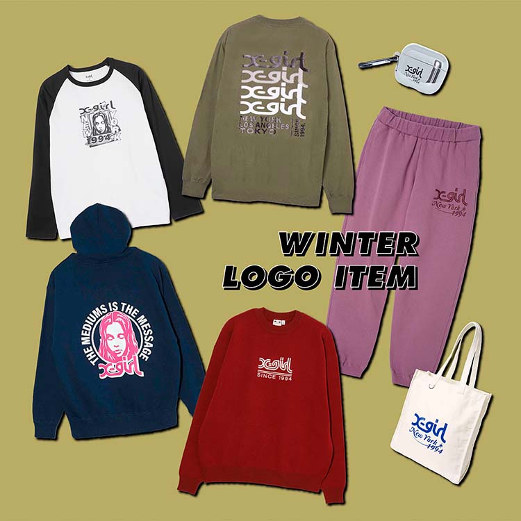 X-girl｜エックスガールのトピックス「WINTER LOGO ITEM」 - ZOZOTOWN