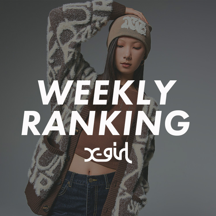 OLD ENGLISH LOGO ZIP UP SWEAT HOODIE（パーカー）｜X-girl