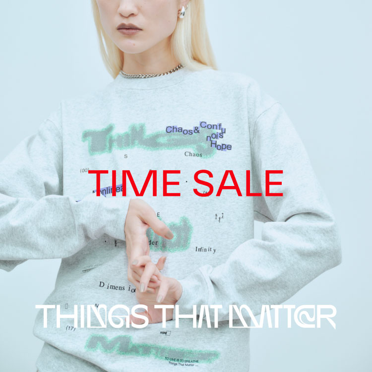 THINGS THAT MATTER�i�V���O�X�U�b�g�}�^�[�j�̃V���b�v�j���[�X�u�^�C���Z�[���J�Ò��I�v