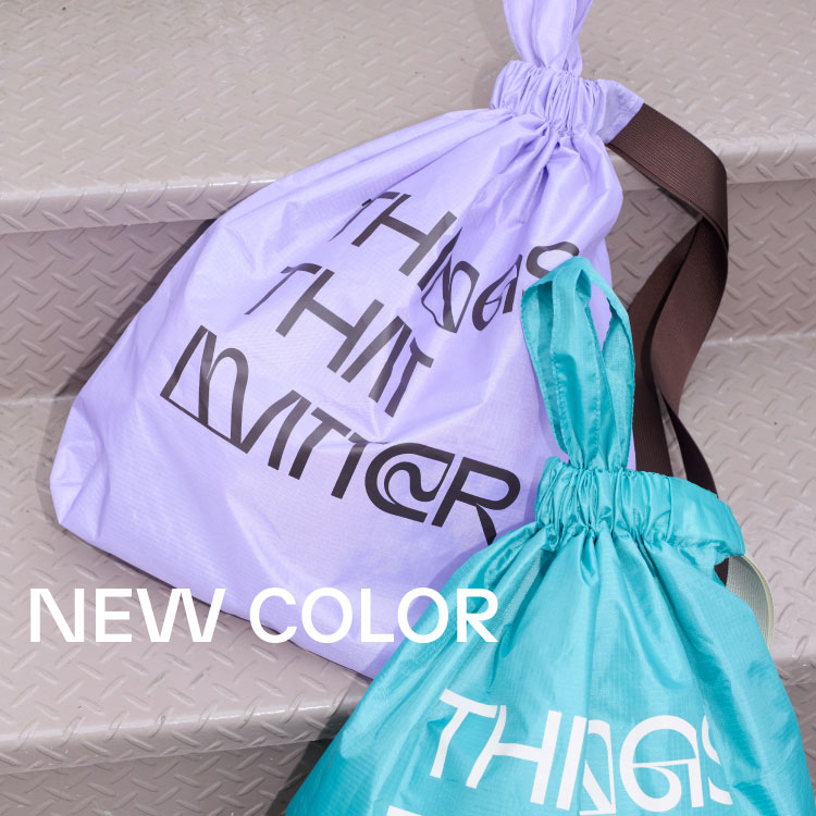 THINGS THAT MATTER�i�V���O�X�U�b�g�}�^�[�j�̃V���b�v�j���[�X�u�l�C��NAP SAC�ɐV�F���o��I�I�v