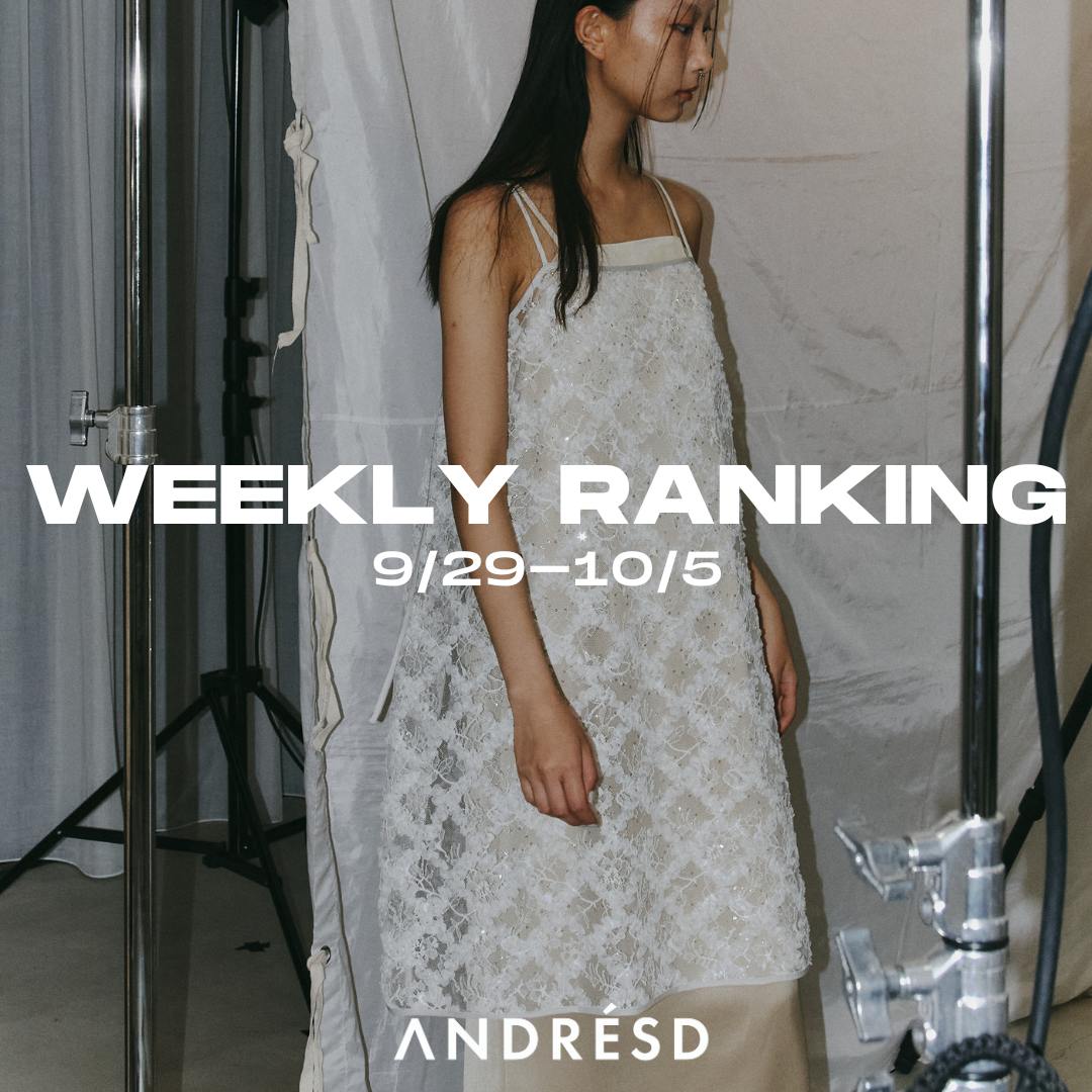 ANDRESDiAhXhj̃Vbvj[XuyWEEKLY RANKINGz#ANDRESDv