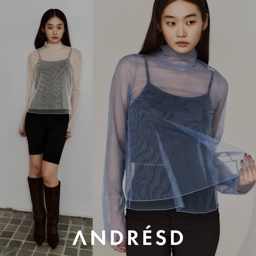 ANDRESD チュールトップス　レイヤードトップス ANDRESD｜アンドレスドのトピックス「【チュールレイヤードトップス