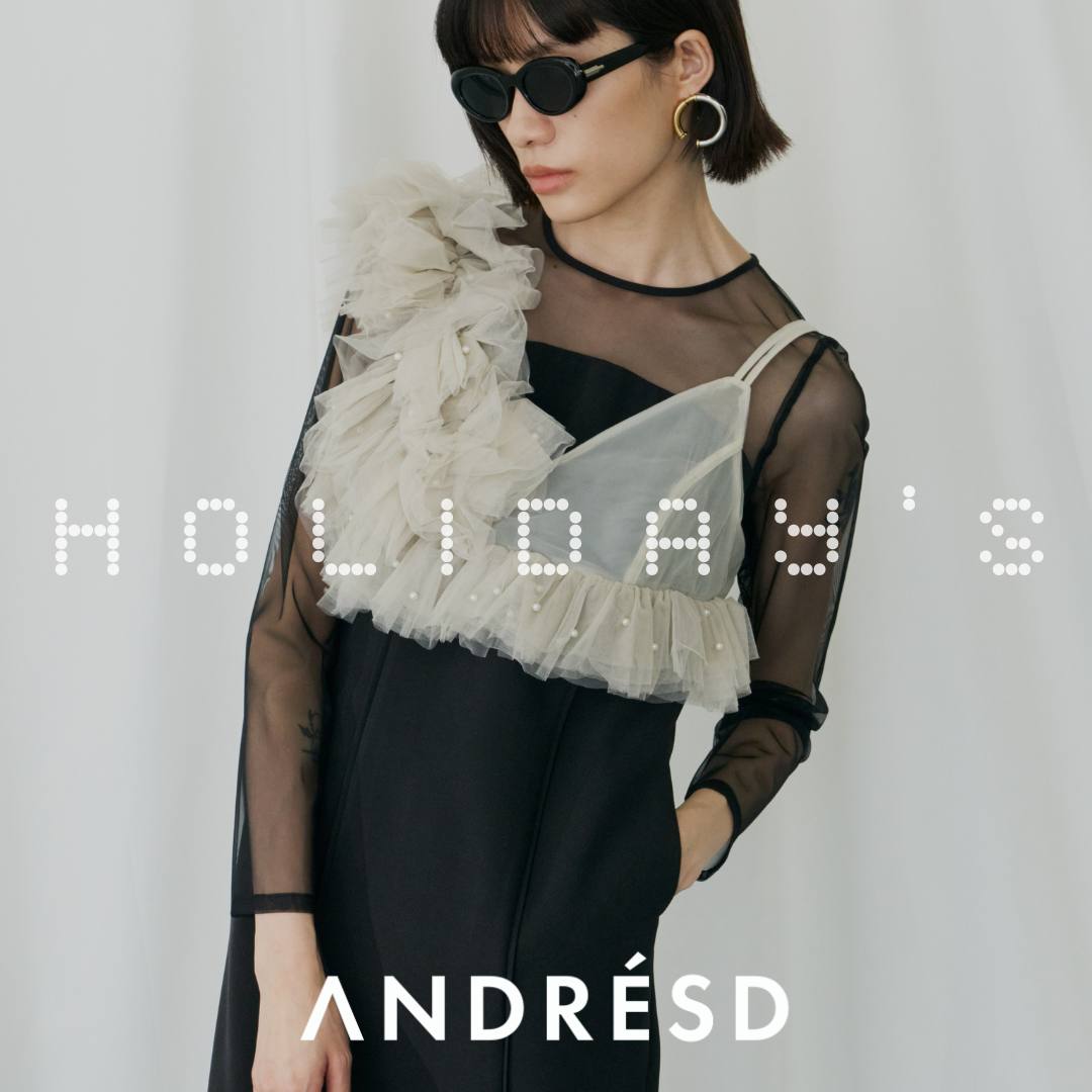 ANDRESDiAhXhj̃Vbvj[XuyNX}XɃsb^ȃhX2eIpearl dressz#ANDRESDv