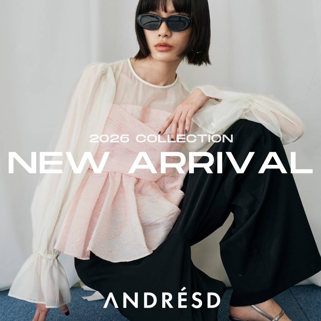 ANDRESD�i�A���h���X�h�j�̃V���b�v�j���[�X�u�y�W���K�[�h�y�v�����p���c�h���X / jacquard peplum pants dress�z��ANDRESD�v