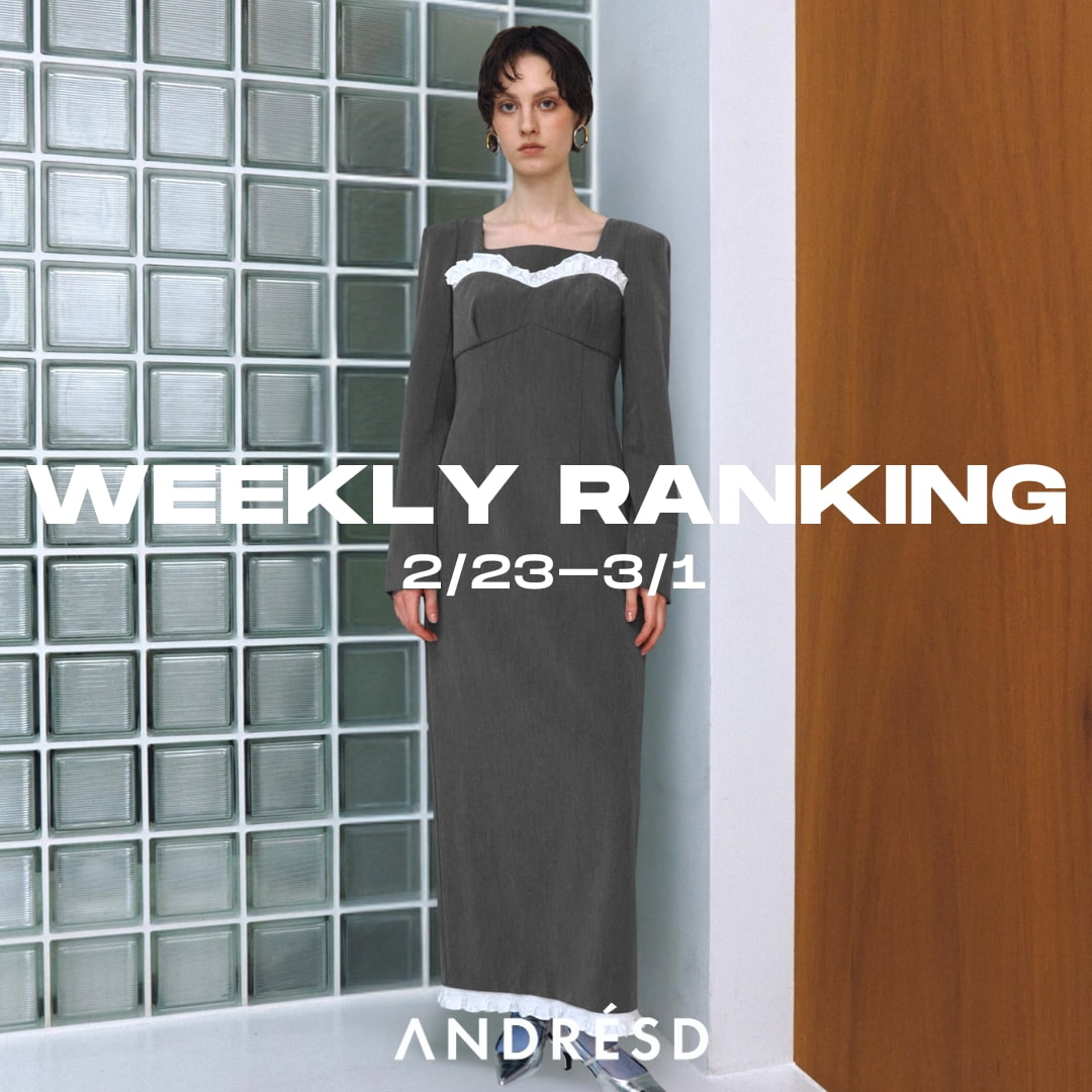 ANDRESD�i�A���h���X�h�j�̃V���b�v�j���[�X�u�yWEEKLY RANKING�z��ANDRESD�v