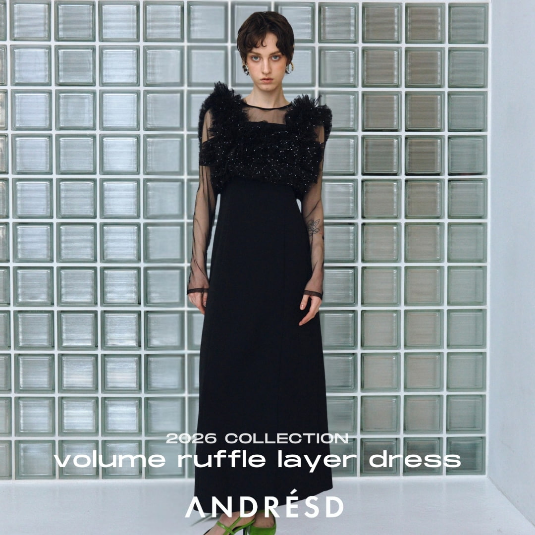 ANDRESD�i�A���h���X�h�j�̃V���b�v�j���[�X�u�yNEW COLOR�I�{�����[�����b�t�����C���[�h���X�z��ANDRESD�v