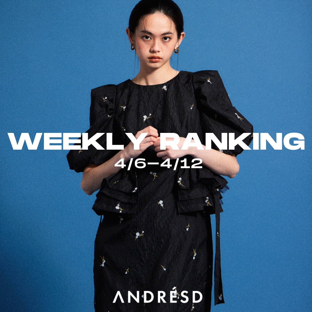 ANDRESD�i�A���h���X�h�j�̃V���b�v�j���[�X�u�yWEEKLY RANKING�z��ANDRESD�v