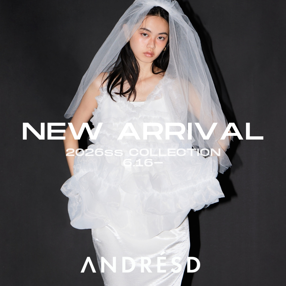 ブロッサムフリルドレス / blossom frill dress（ドレス）｜ANDRESD