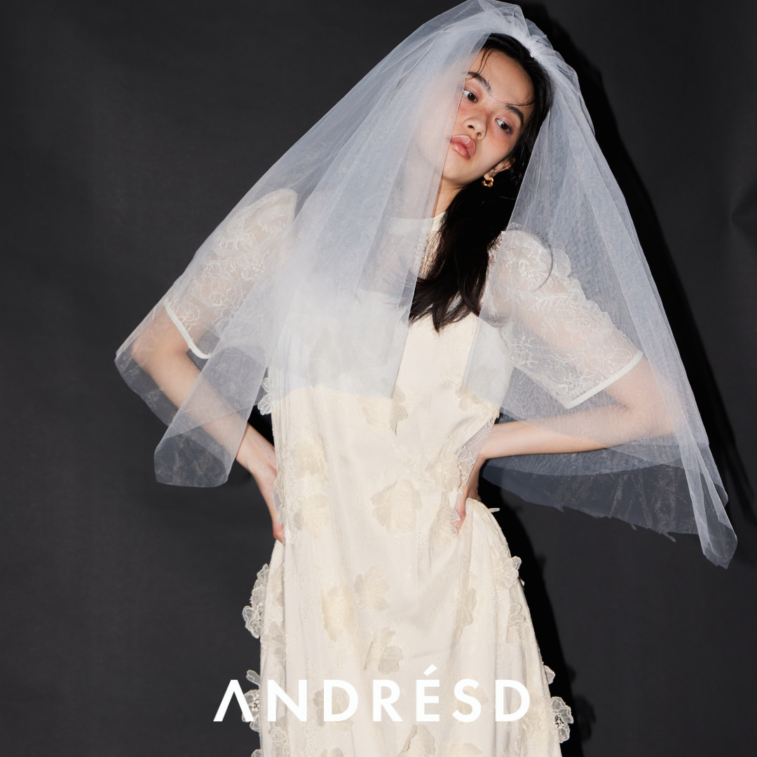 ANDRESD�i�A���h���X�h�j�̃V���b�v�j���[�X�u�y�t�����[���[�X�h���X / Flower Lace Dress�z#ANDRESD�v