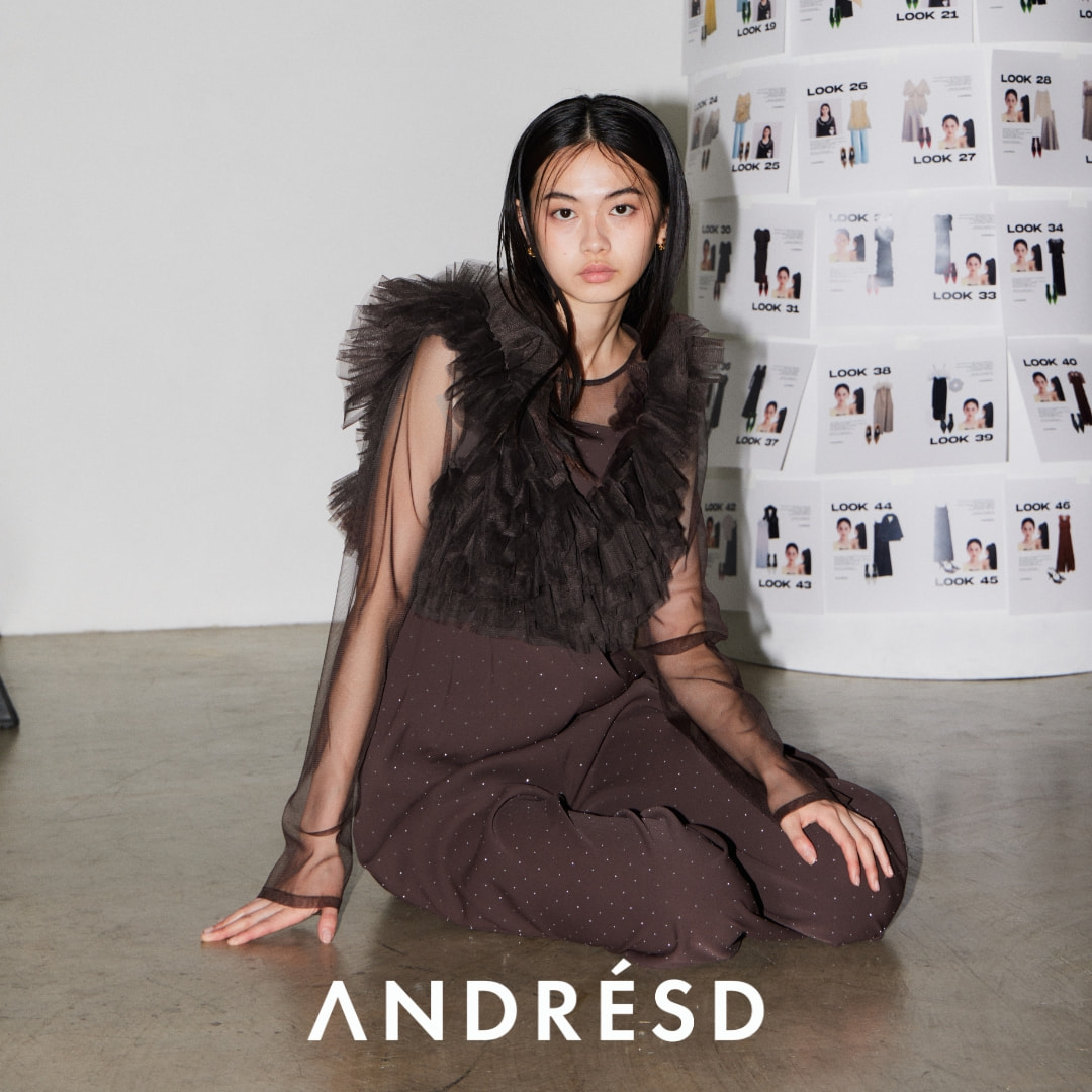 ANDRESD�i�A���h���X�h�j�̃V���b�v�j���[�X�u�y�{�����[���`���[���I�[���C�������h���X / volume tulle all in one�z#ANDRESD�v