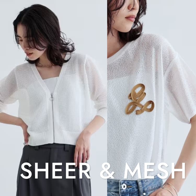 GALLESTiMXgj̃Vbvj[XuyGALLESTzSHEER & MESH ITEMSv