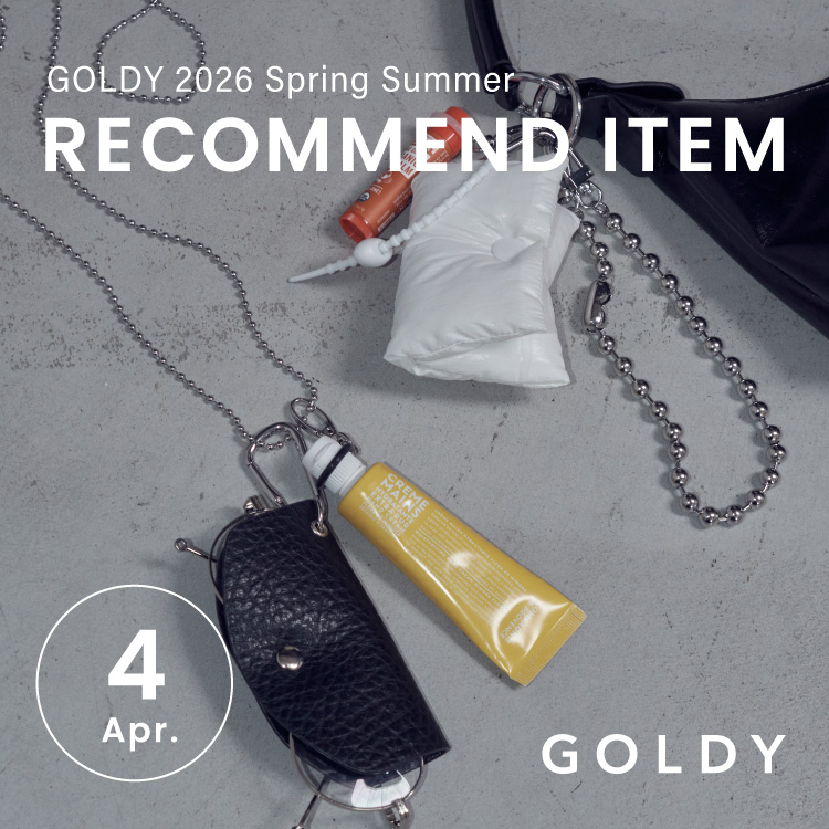 GOLDY�i�S�[���f�B�j�̃V���b�v�j���[�X�u�yGOLDY�zRECOMMEND ITEM�v