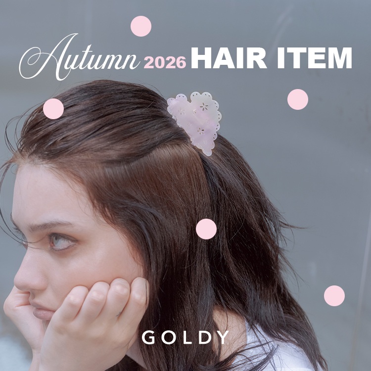 GOLDY�i�S�[���f�B�j�̃V���b�v�j���[�X�u�yGOLDY�zAUTUMN HAIR ITEM --2026--�v