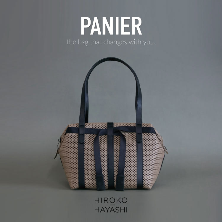 HIROKO HAYASHI�i�q���R �n���V�j�̃V���b�v�j���[�X�u�sNEW ARRIVAL�t�C����ו��̗ʂɍ��킹�āA���R�Ɍ`��ς�����~�j�{�X�g���uPANIER�v�v