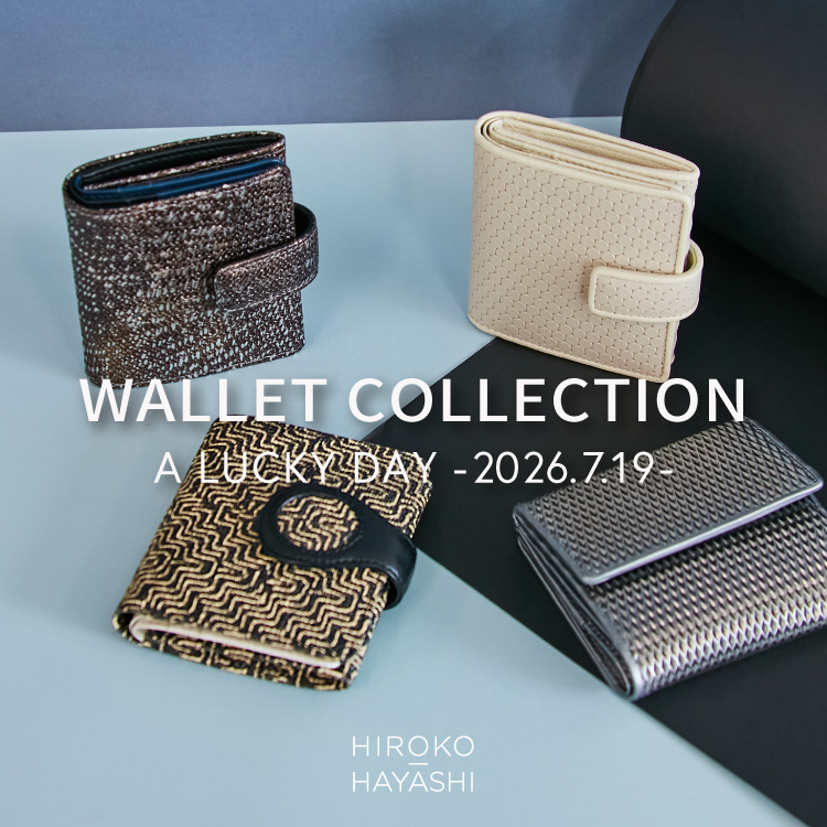 HIROKO HAYASHI�i�q���R �n���V�j�̃V���b�v�j���[�X�u�sA LUCKY DAY 2026.7.19�tWALLET COLLECTION�v