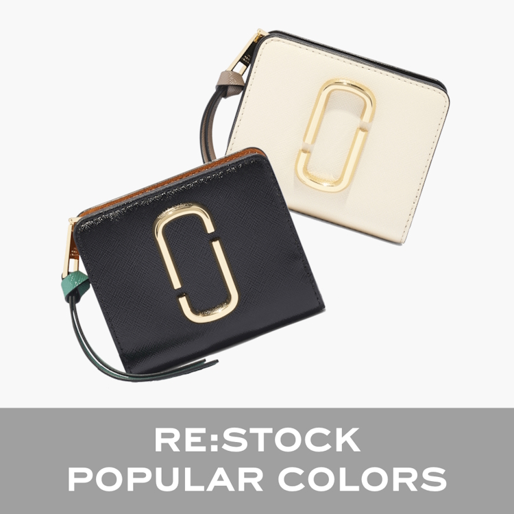 THE LEATHER COVERED J MARC MINI COMPACT WALLET/ザ レザー カバード ...