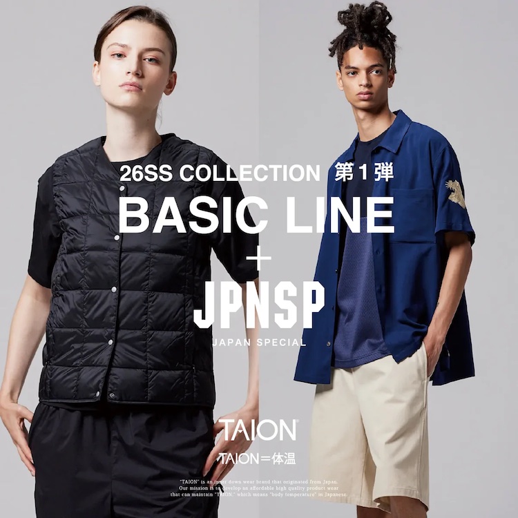 TAION�i�^�C�I���j�̃V���b�v�j���[�X�u�y26SS COLLECTION ���e�I�z�x�[�V�b�N���C���E�W���p���X�y�V�����v