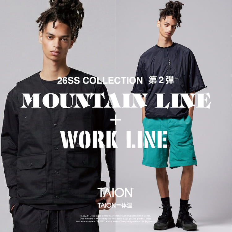 TAION�i�^�C�I���j�̃V���b�v�j���[�X�u�y26SS COLLECTION���e�I�z���[�N���C���E�}�E���e�����C���v