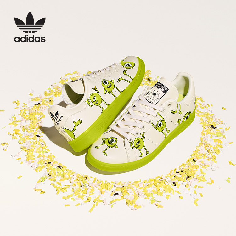Adidas アディダスのトピックス アディダス公式 ディズニーのグリーンなアイコンにインスピレーションを得た 最新スタンスミスコレクション Zozotown