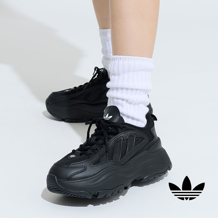 adidas オズガイア スニーカー ホワイト グレー ブラック オズガイア / Ozgaia / 厚底スニーカー / アディダスオリジナルス