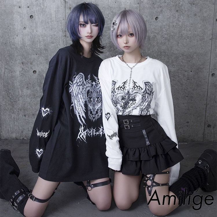 BONDイラストプリントロングTシャツ（Tシャツ/カットソー