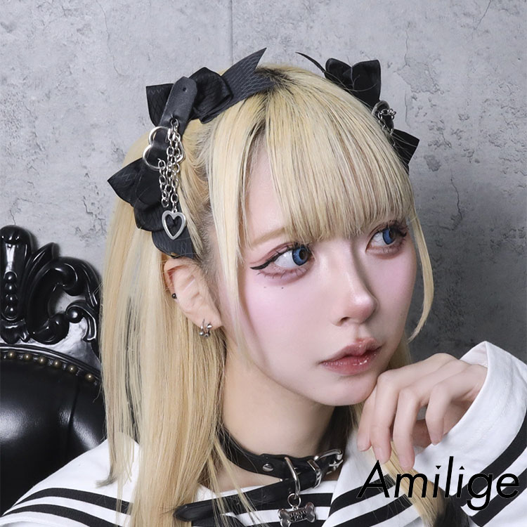 ZIPレザーカチューシャ（カチューシャ）｜Amilige（アミリージュ
