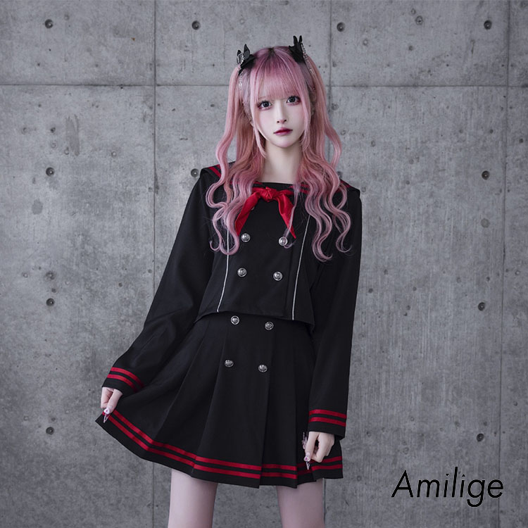 ねこみみショート丈パーカー（パーカー）｜Amilige