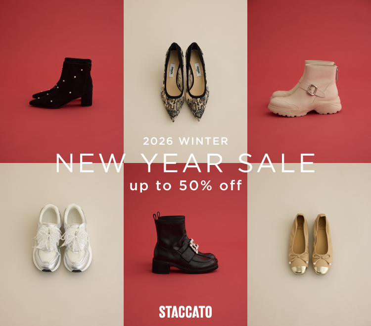STACCATO�i�X�^�b�J�[�g�j�̃V���b�v�j���[�X�u�ySTACCATO�zNEW YEAR SALE UP TO 50�� OFF�v